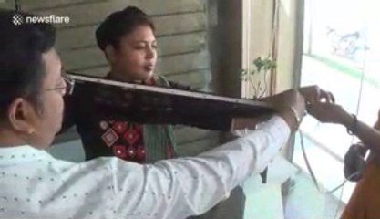 Is this Rapunzel in real life Indian girl sets world record with five foot, seven inches-long hair