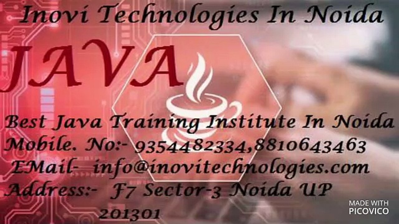 Best Java Training institute In Noida