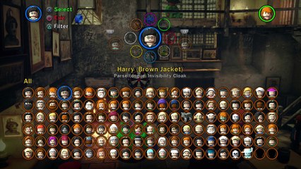 All Characters in LEGO Harry Potter Remastered Year 5-7 (full grid)