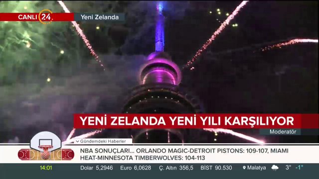 Dünyadan yeni yıl manzaraları