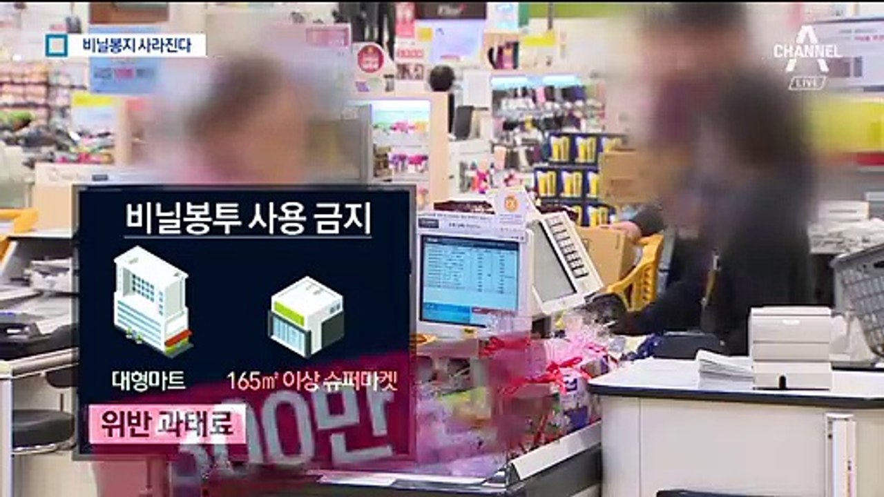 1회용 비닐봉투 사용 금지…위반 시 300만 원 과태료