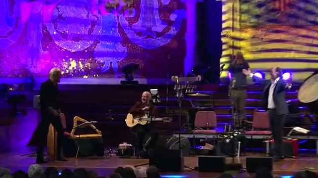 Alan Stivell al Palau de la Música Catalana, amb Carlos Núñez