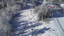 Kocaeli Kartepe Kayak Merkezi'ne Yılbaşı Akını