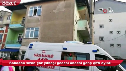 Yılbaşı genç çifte zehir oldu