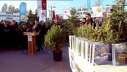 Tarım Bakanı Pakdemirli, Bolu'da fidan dağıtım törenine katıldı