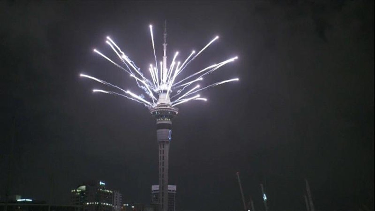 Frühstart in 2019: sky tower spektakel in auckland