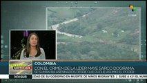 Denuncian más asesinatos de líderes sociales en Colombia