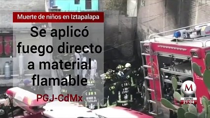Incendio en Iztapalapa donde murieron niños fue por "fuego directo"