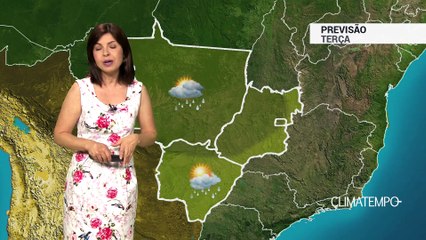 Previsão Centro-Oeste – MT, GO e DF com chuva frequente