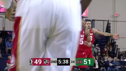 PJ Dozier rattles the rim on the finish!