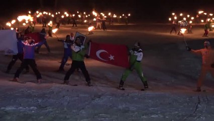 Meşaleli Kayakçılar Uludağ'ı Aydınlattı - Bursa