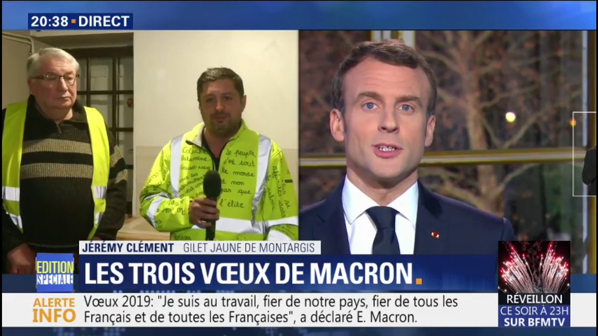 Gilet jaune à Montargis, Jérémy Clément veut "que le Président entende les  vœux" des manifestants - Vidéo Dailymotion