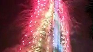 New Year Celebrations  2019 Fireworks at Burj Khalifa,Dubai, United Arab Emirates.