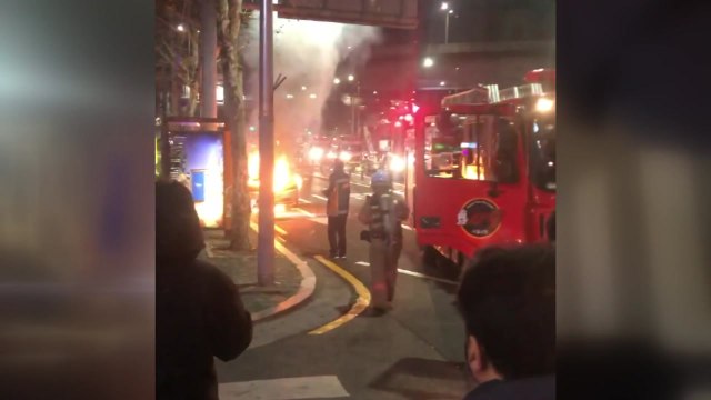 서울 월곡역 앞 차량 화재...인명 피해 없어 / YTN