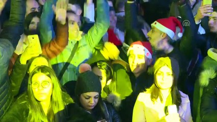 İzmir'de yeni yıl kutlaması