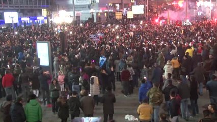 Ankara'da Yeni Yıl Coşku ile Kutlandı