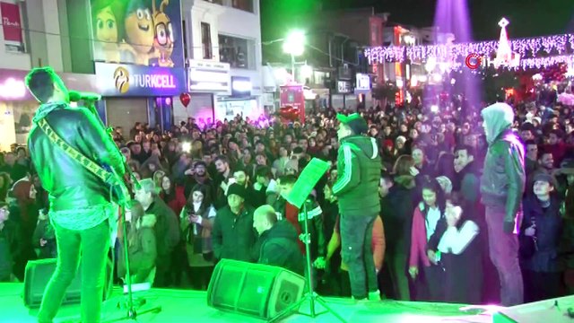 Edirne’de yeni yıl coşkuyla karşılandı