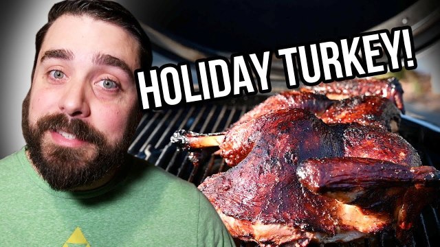 EJ Cooks: Holiday Turkey (Using Slow 'N Sear Low Profile)