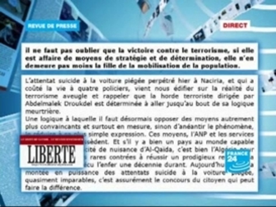 Revue de Presse-3 Janvier-FR-FRANCE24