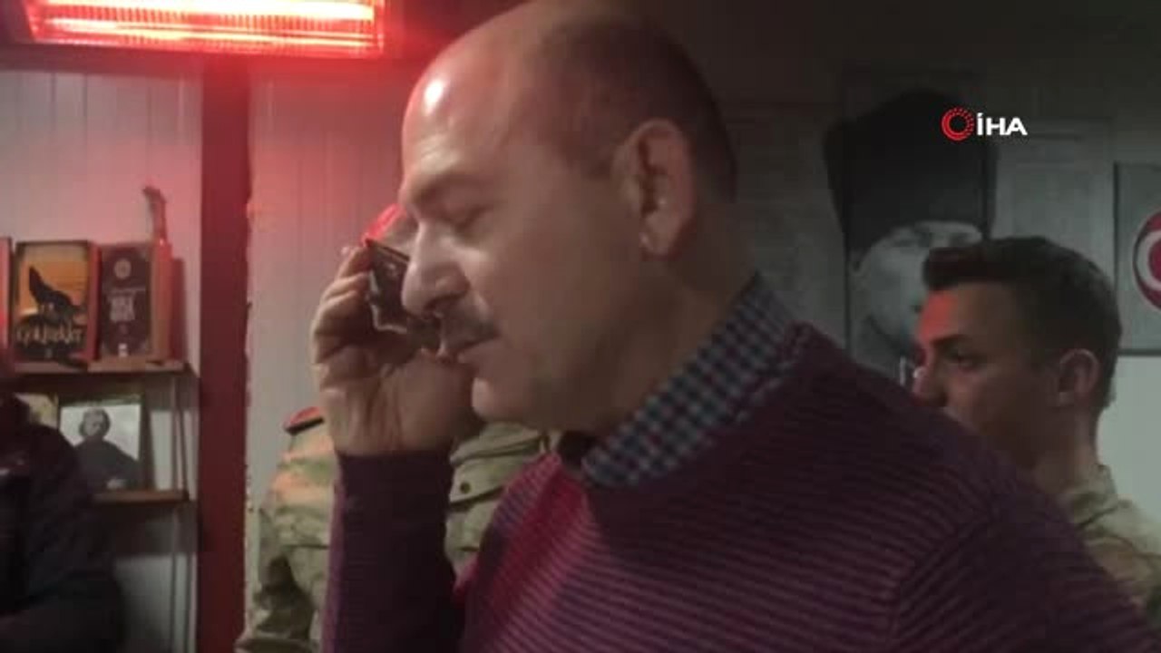 Bakan Soylu Yeni Yıla Askerlerle Birlikte Girdi