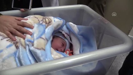 Yeni Yılın İlk Bebeğine "Recep Tayyip" Adı Verildi