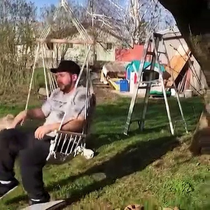 Lovely stunt of little babies on public places