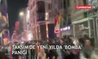 Taksim'de şüpheli çanta paniği