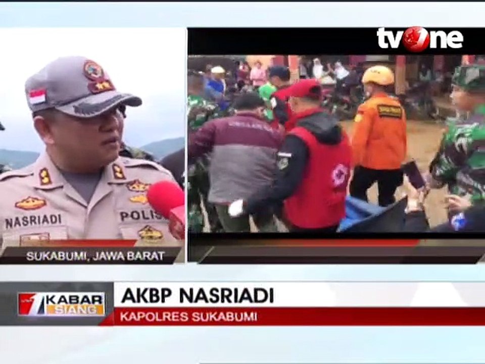 Evakuasi Korban Longsor Sukabumi, TKP Jadi Wisata Bencana