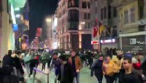 Taksim'de şüpheli çanta paniği