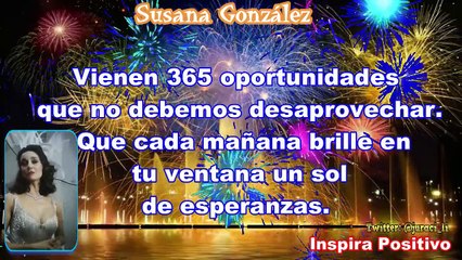 Feliz año nuevo Susana González (2019)
