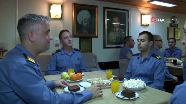 ‘Akdeniz Kalkanı Harekâtı’ görevini yürüten TCG Kemalreis fırkateyni yeni yılı mavi sularda karşıladı