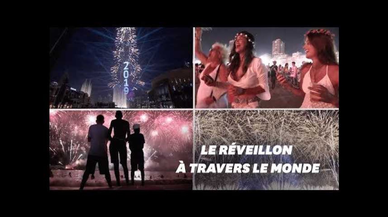 Nouvel an: les images du passage à 2019 dans le monde