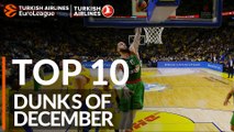 Turkish Airlines EuroLeague, Top 10 Dunks of December