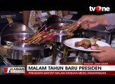 Malam Tahun Baru Ala Jokowi, Makan Malam Menu Angkringan