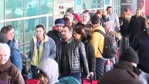 Atatürk Havalimanı’nda dönüş kuyruğu terminal dışına taştı