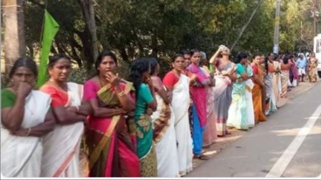 Sabarimala Row: Lakhs of women form 620 km-long ‘Women’s wall’ in Kerala