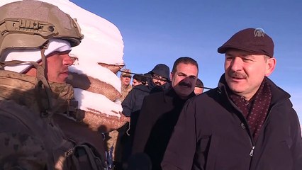 İçişleri Bakanı Süleyman Soylu Hakkari'de