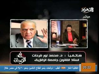 نور فرحات وتفاصيل جديدة فى معايير وضع الدستور وامكانية تدخل العسكري فيه