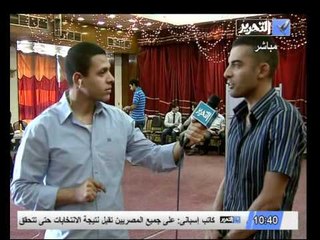 فيديو تغطية لاراء الناخبين فى مدينة نصر