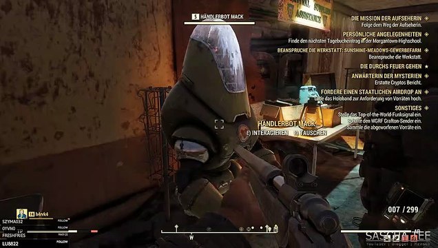 Fallout 76 folge dem weg der aufseherin