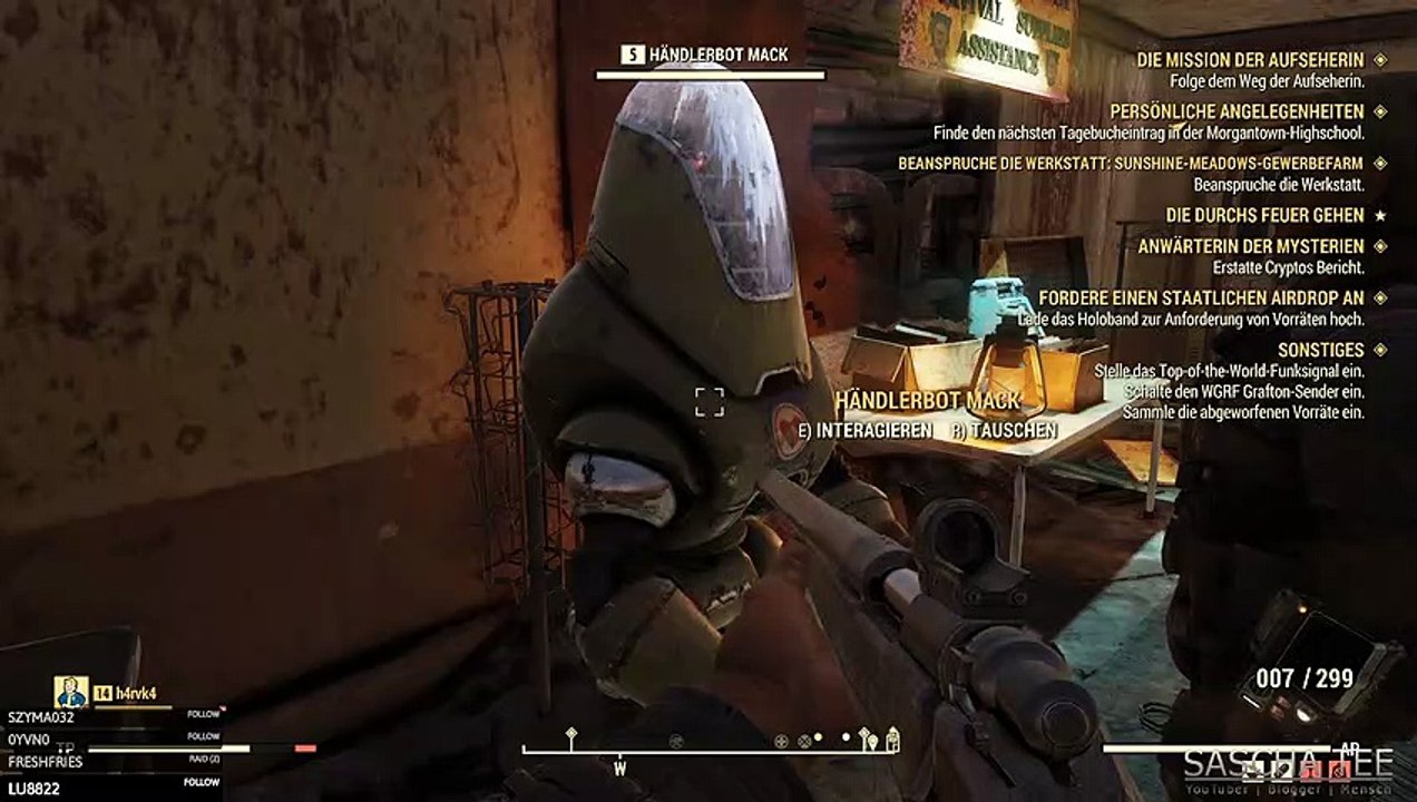 Prüfung der Feuerteufel. Fallout 76 #20.3