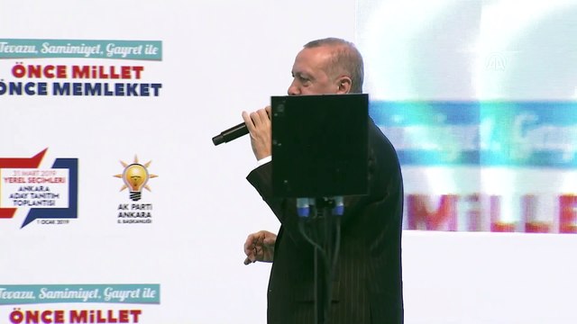 Cumhurbaşkanı Erdoğan, AK Parti'nin 'Ankara adayları'nı açıkladı (1) - ANKARA