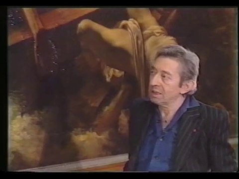 Serge Gainsbourg - visite du Louvre - 1989