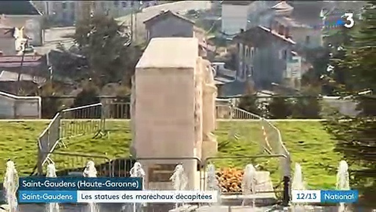 Saint-Gaudens : les statues des maréchaux décapitées