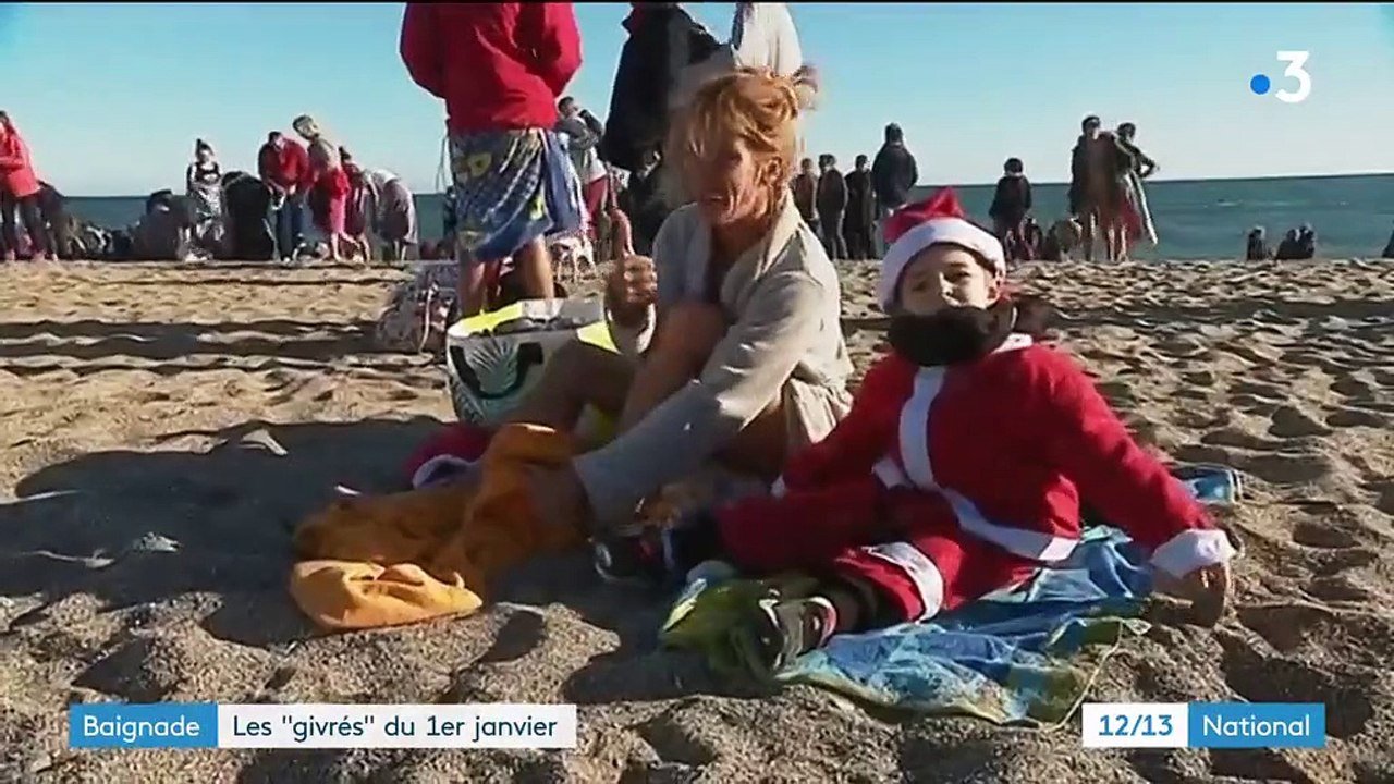 Baignade : les "givrés" du 1er janvier