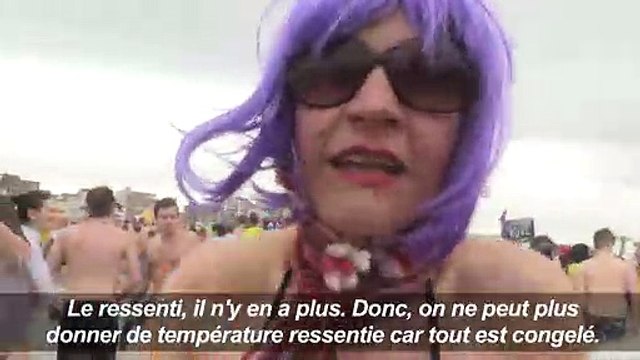 Dunkerque: 1.000 givrés dans la Mer du Nord pour débuter 2019