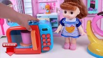 Baby Doll Noodles Black-Bean-Sauce Noodles  Cooking Time Play-doh Toy Soda