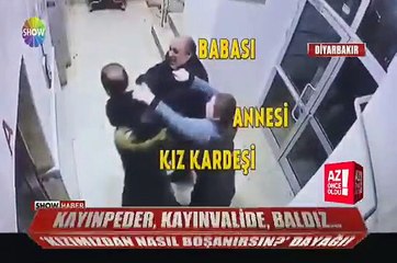 Damada aile boyu dayak: "Kızımızdan nasıl boşanırsın?"
