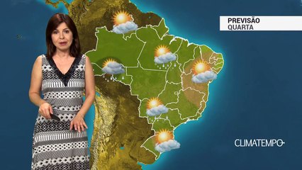 Previsão Brasil – Massa quente atua no país
