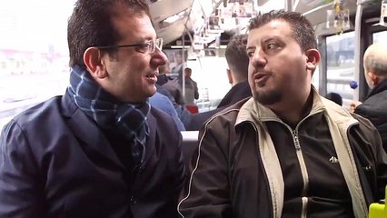 İmamoğlu piyangoyla metrobüs alma hayalindeki vatandaşla Çağlayan hattında: Sürprizimiz olacak
